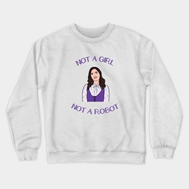 Janet The Good Place Quote Crewneck Sweatshirt by BasicBeach